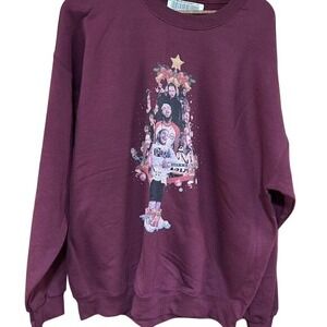 ADULTS POST MALONE CHRISTMAS TREE CREWNECK SWEATSHIRT‎ XL